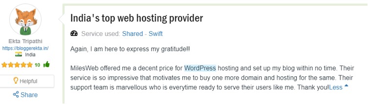 MilesWeb Review: The Best Hosting for Your WordPress Site